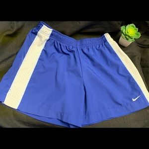 Nike-Blue Sport  short- Size: Small